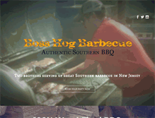 Tablet Screenshot of bosshogbarbecue.com